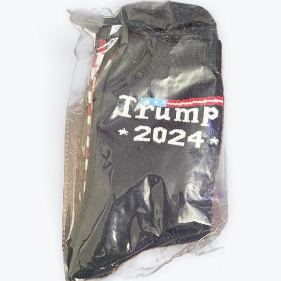 Trump 2024 Socks Black