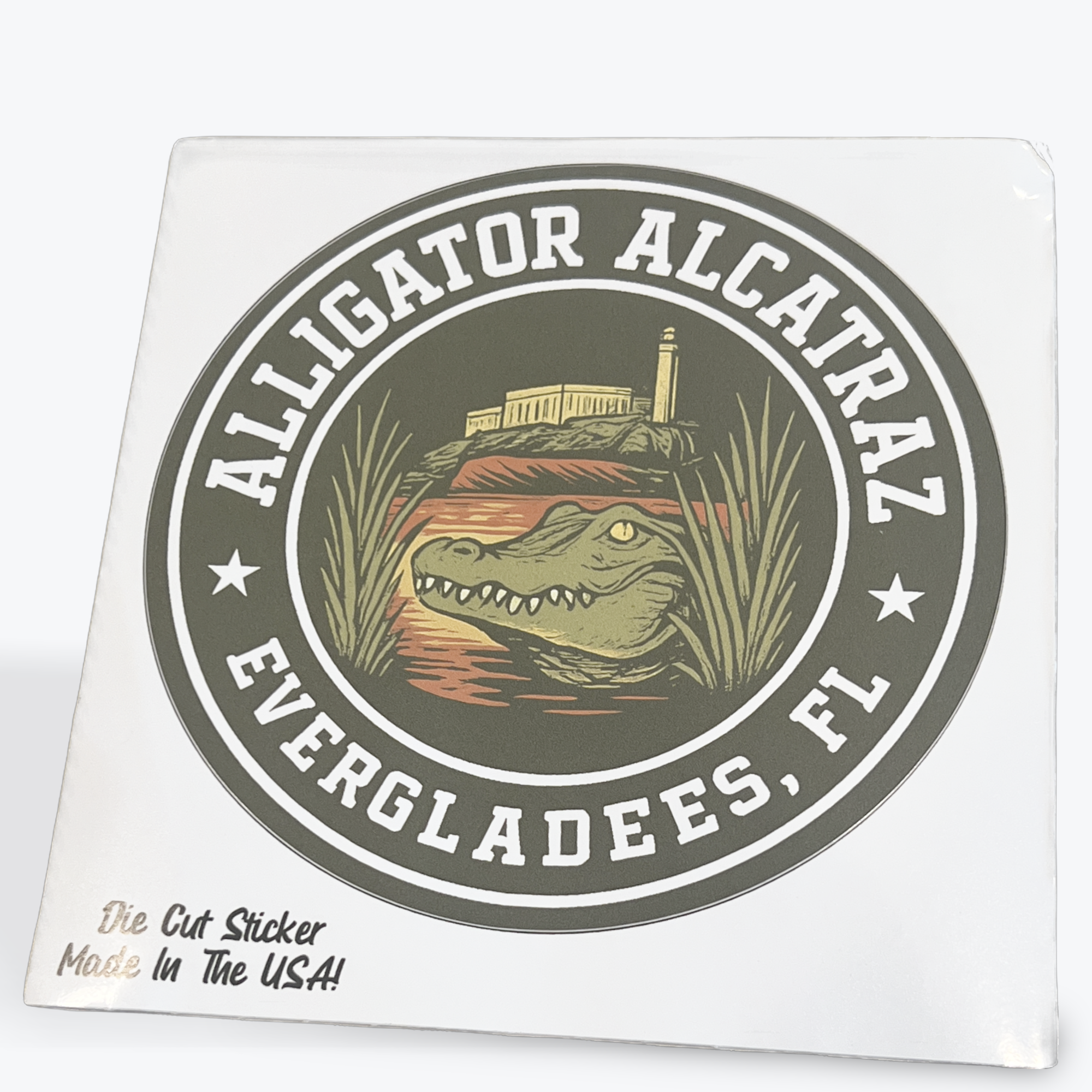 Alligator Alcatraz Everglades Sticker