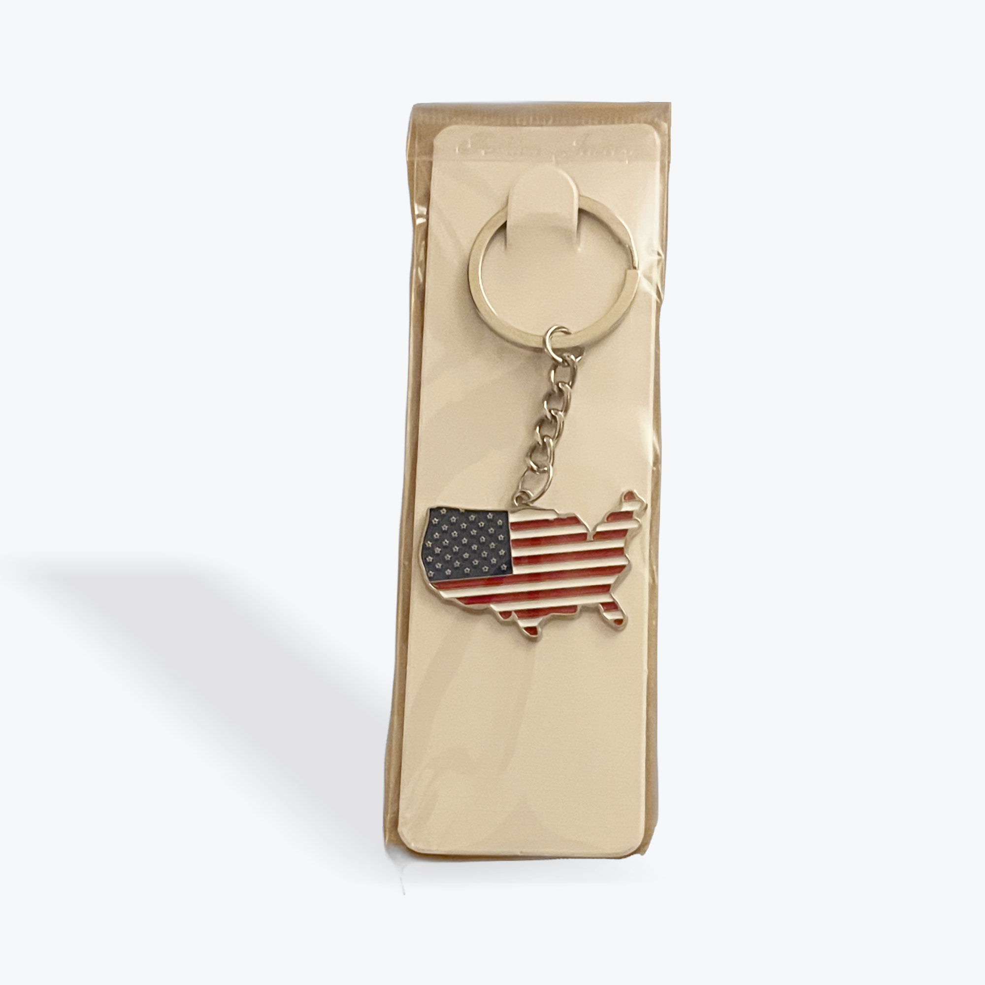American Flag Country Key Chain