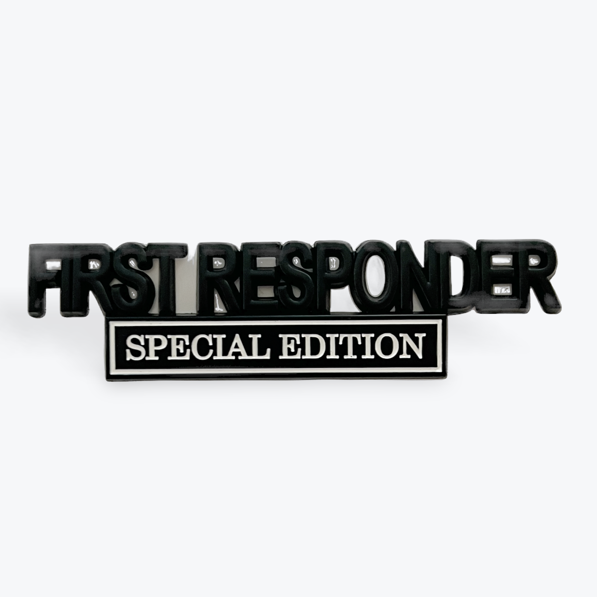 Vehicle Emblem First Responder Black