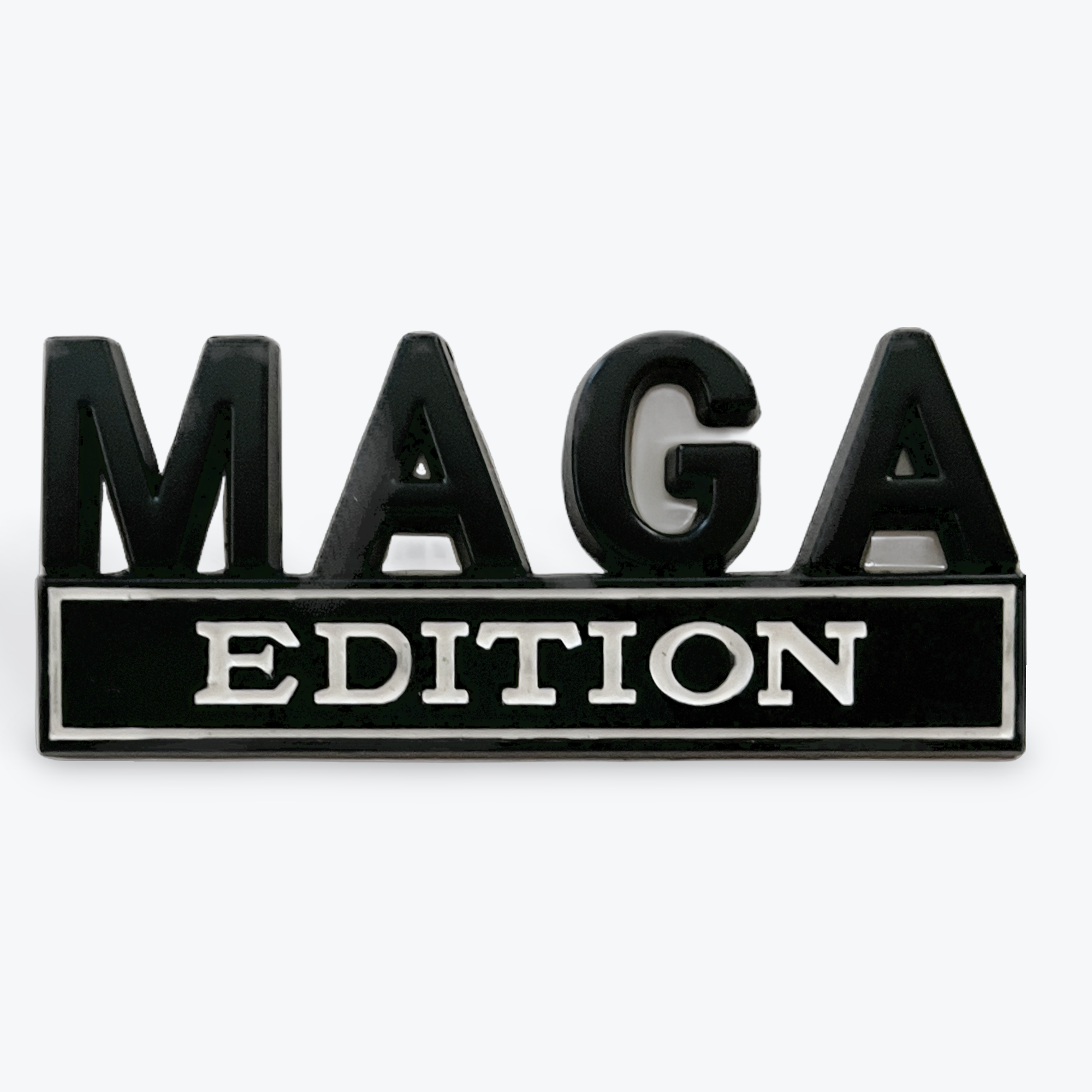 Vehicle Emblem MAGA Black