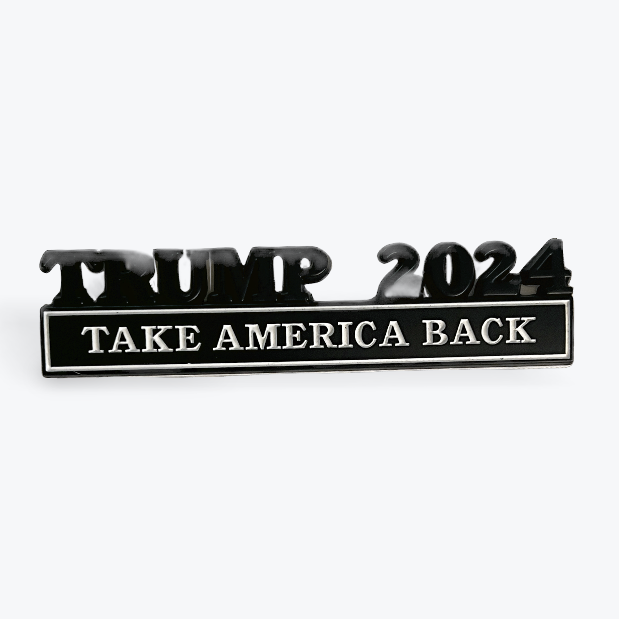 Vehicle Emblem Take America Back Black