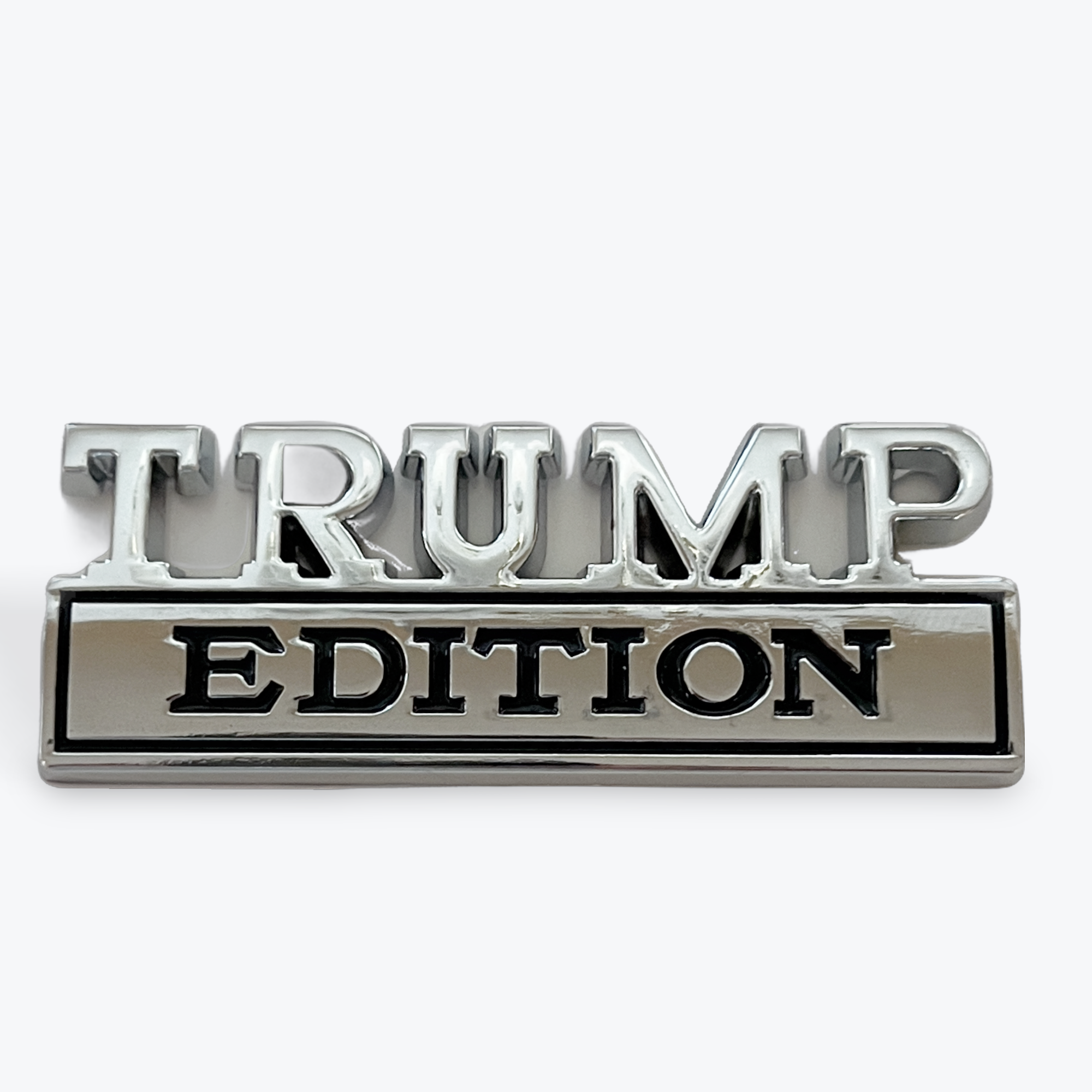 Vehicle Emblem Trump Silver