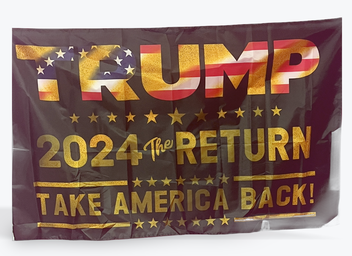 Flag Return Gold and Black