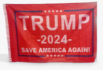 Flag Save America Red