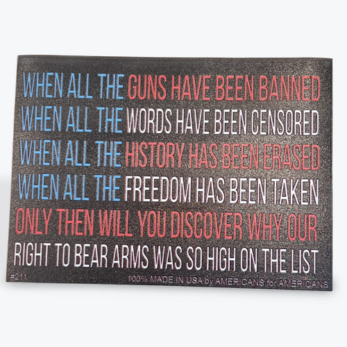 All the Guns Banned Magnet