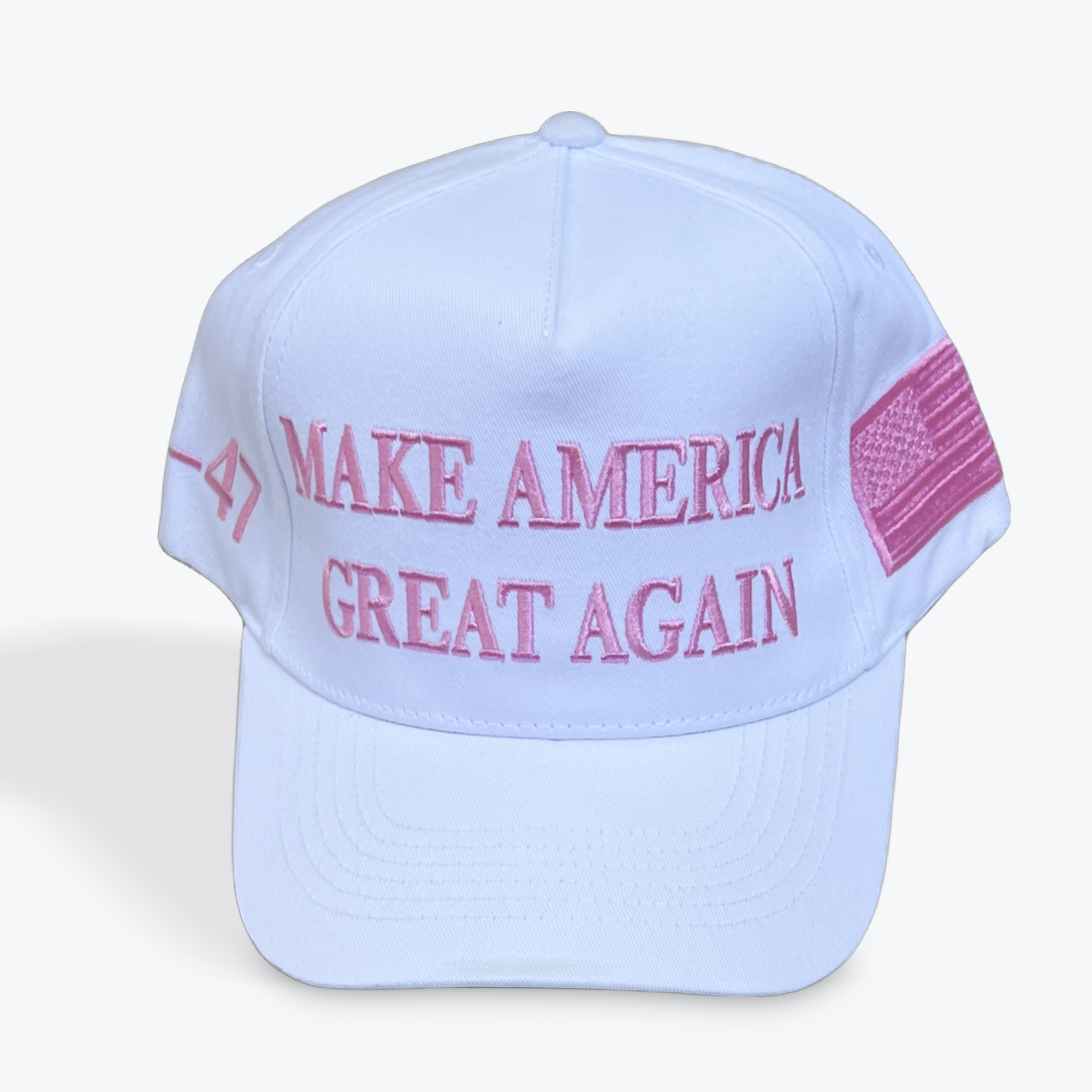 MAGA White Pink Hat
