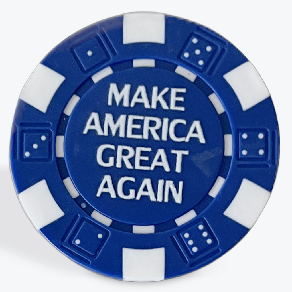 Poker Chip Trump 47 Blue