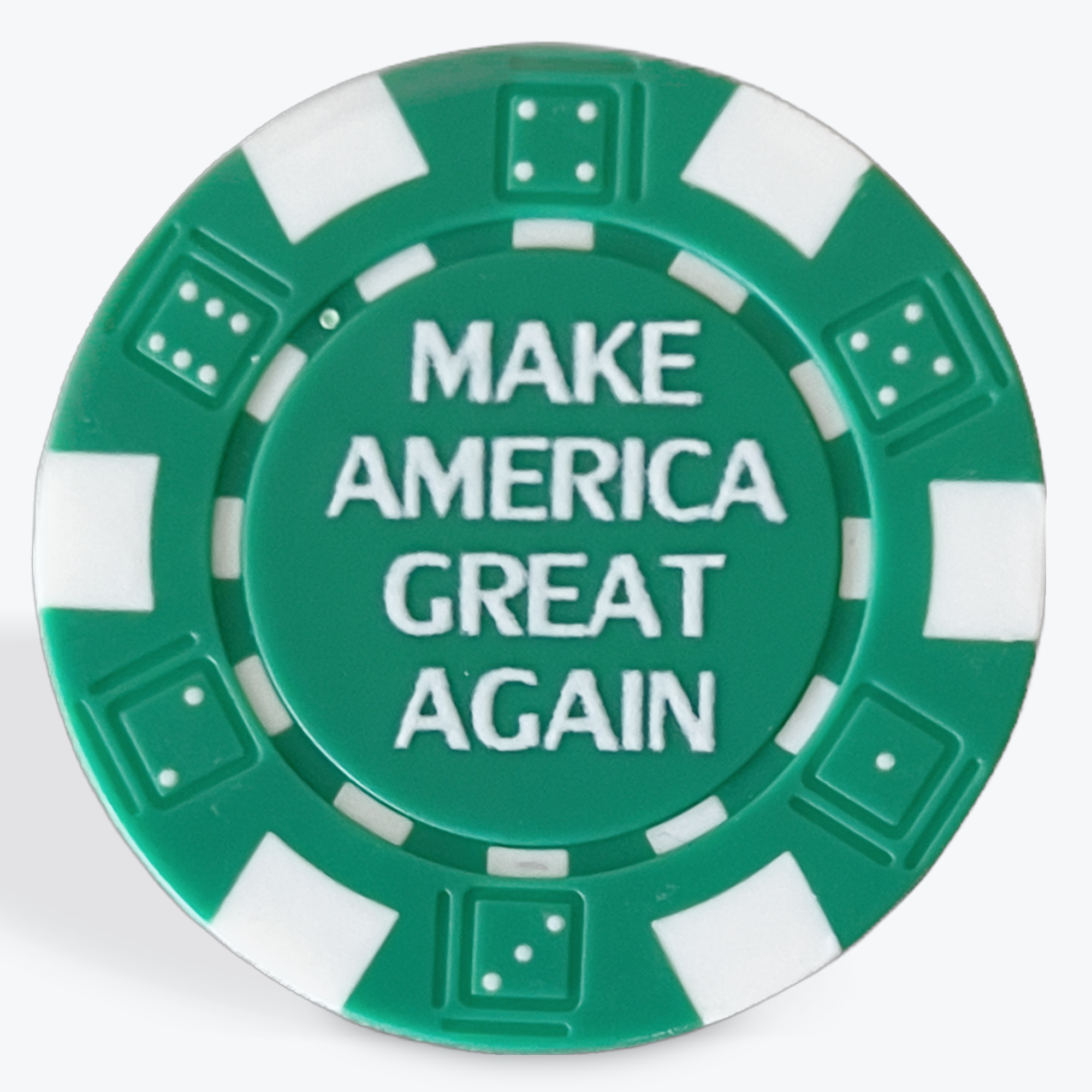 Poker Chip Trump 47 Green