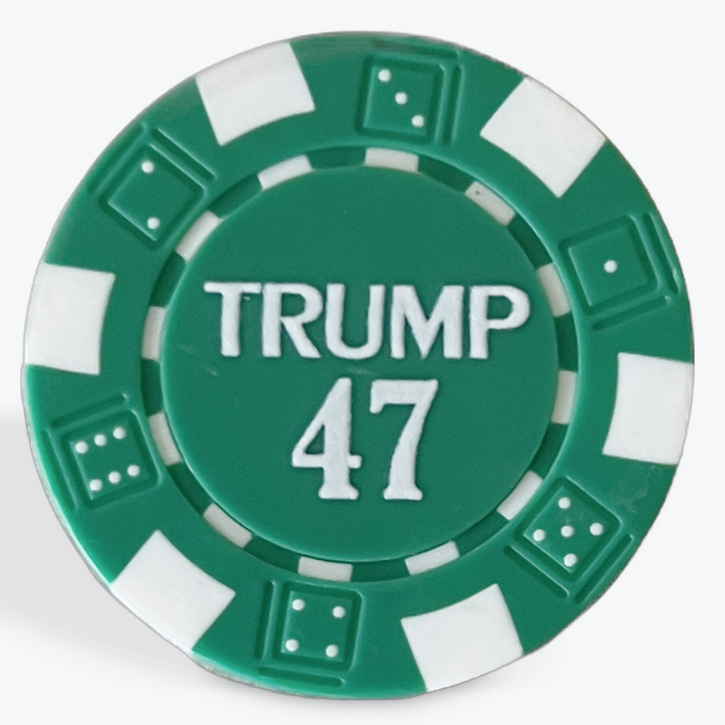 Poker Chip Trump 47 Green