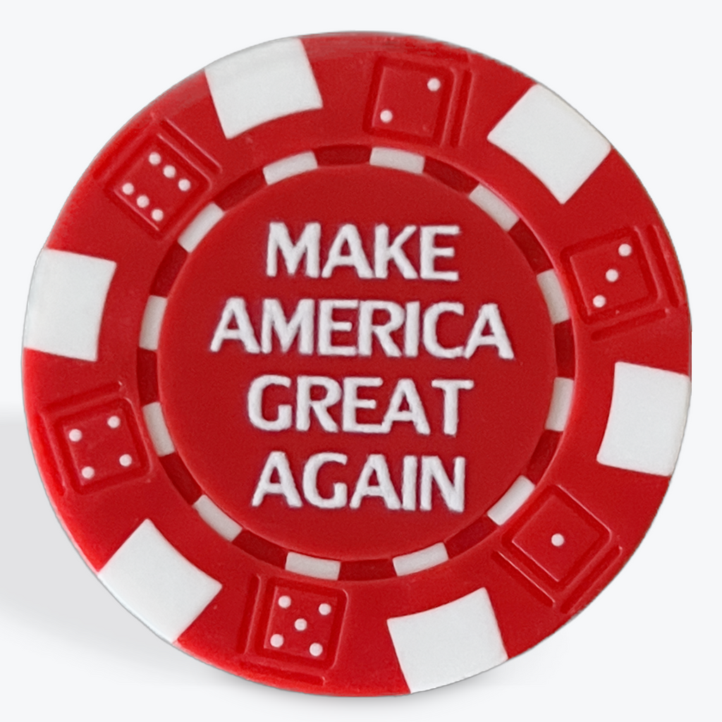 Poker Chip Trump 47 Red