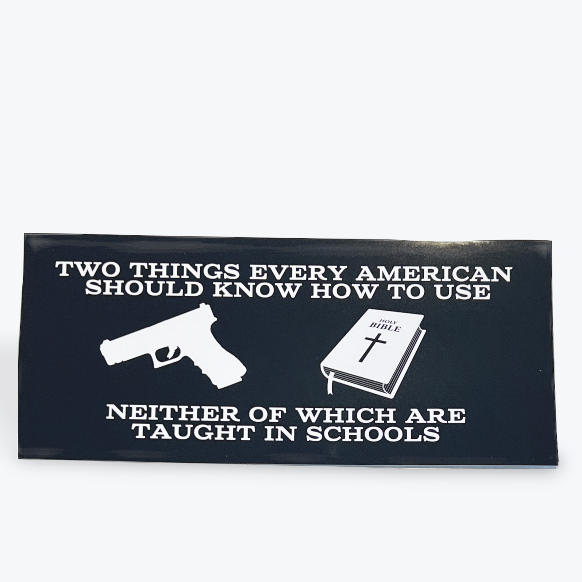 Taught in School Sticker