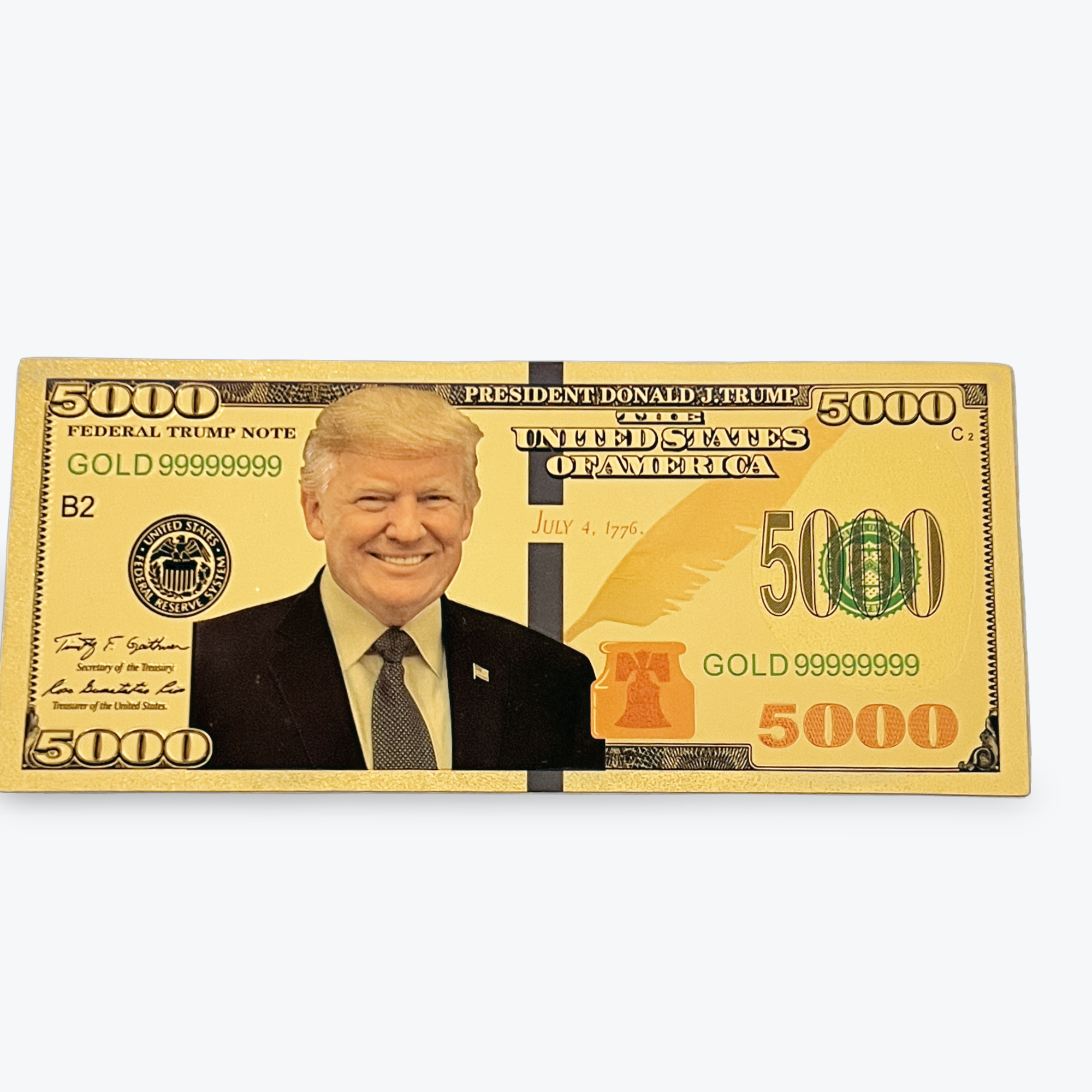 Trump Money Gold $5,000