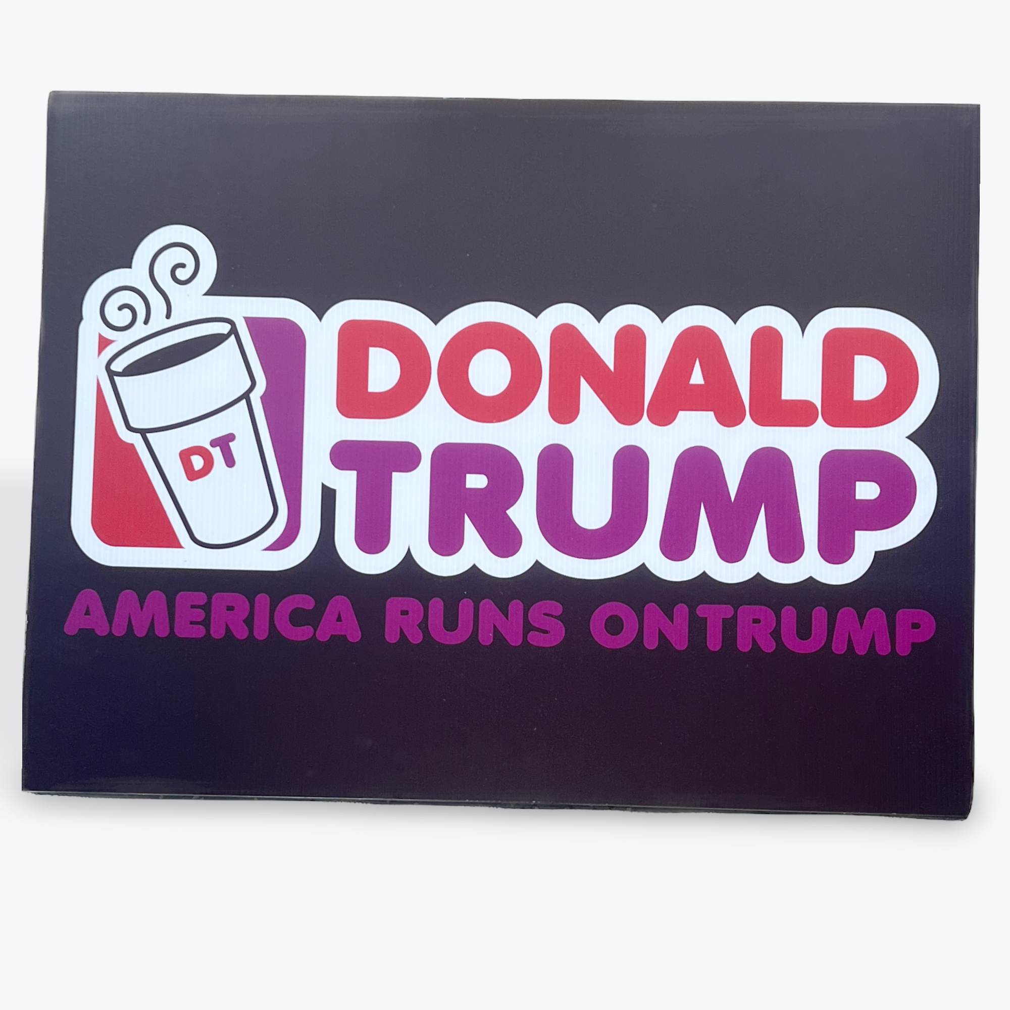 Trump Vance Yard Sign Blue