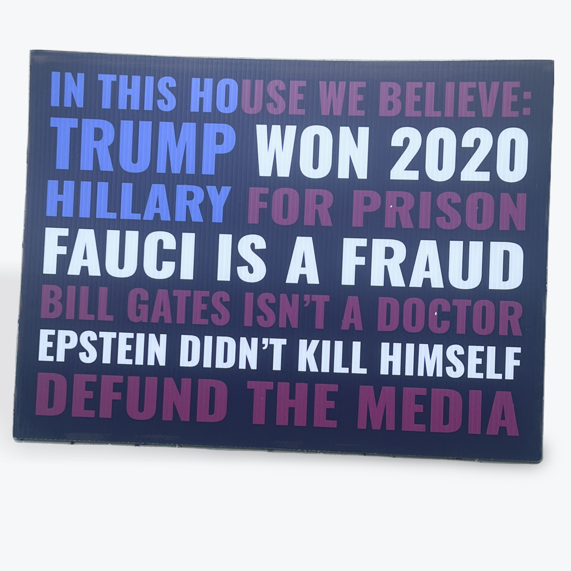 In This House Yard Sign