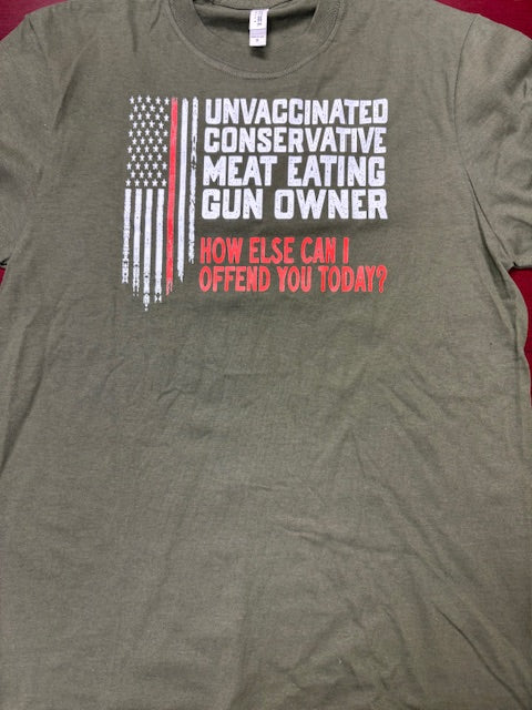 Unvaccinated Conservative Shirt
